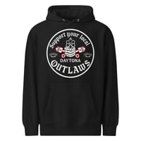 gun pistons circle support hoodieblack