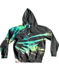 Image of Large Gravity Reverse Zip Up Hoodie 