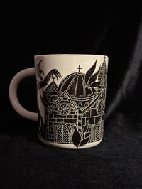 Image 4 of Burning church BIG MUG