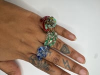 Image 4 of emerald glass ring