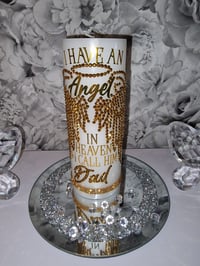 Image 1 of MEMORIAL CANDLE GOLD 