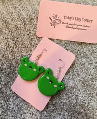 Image 2 of Happy Froggy Earrings