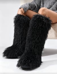 Image 4 of “Winter” Knee High Boots Black 