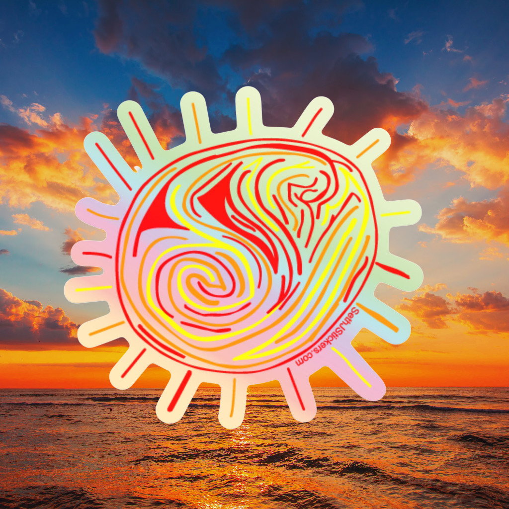 Image of Holo Sun Sticker