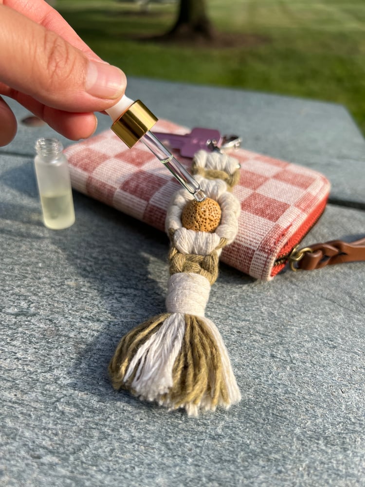 Image of Happy Flower Diffuser Keychain