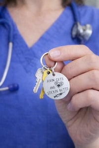 Image 1 of Dose of Humor Keychain 