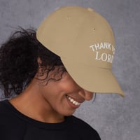 Image 2 of THANK YOU LORD Khaki Dad Cap