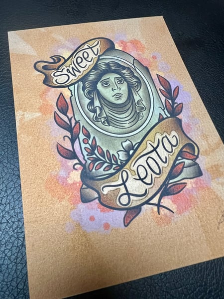 Image of 5x7"  "Sweet Leota"