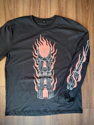 Image of BARAD DUR FADED BLACK LONG SLEEVE