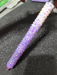 Image 4 of Lavender & White Rhinstone Pen