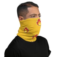 Image 3 of Fire Emoji Neck Gaiter