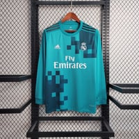Image 1 of Real Madrid Retro 17/18 Long Sleeve Third Jersey