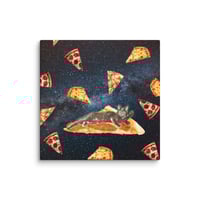 Image 2 of Tekron is a Pizza Nebula -  12x12 inch - Wraparound Canvas Print