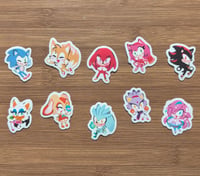 Sonic Clear Stickers