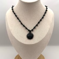Image 2 of Jasper Black Sun Necklace