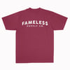 FAMELESS Logo Tee (mar/wht)