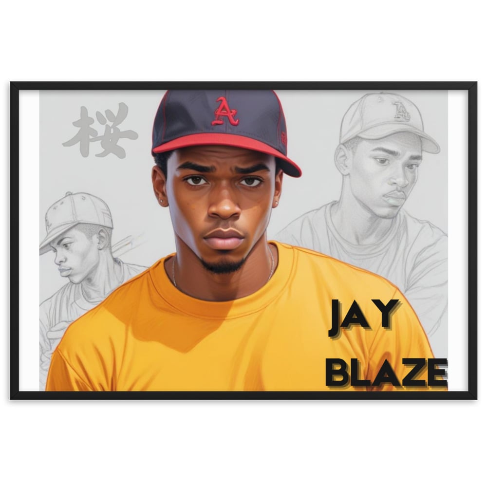 ZEN EXP - “Jay Blaze” Framed matte paper poster