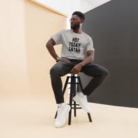 Image 3 of Not Today Satan Men's Tee - Black