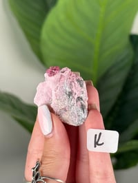 Image 11 of PINK TOURMALINE IN FELDSPAR CLUSTERS -PAKISTAN-