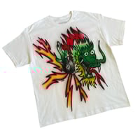 Image 4 of AIRBRUSHED 8 BALL DRAGON TEE 