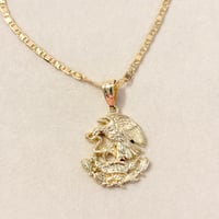 Image 1 of Coat Of Arms Of Mexico Necklace 