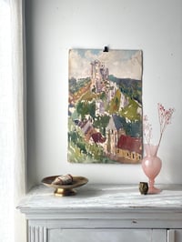 Image 1 of Tableau ancien recto-verso gouache