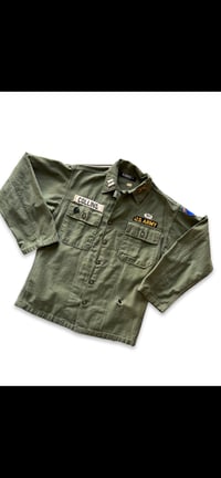 Image 2 of VINTAGE ARMY JACKET KISS