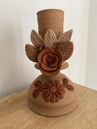 Flor y Fuego Candleholder Lg 
