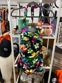 Image 1 of vintage flower swimsuit 