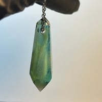 Image 9 of Crystal Pendant 2 - Aquatic Opalescent Twist