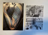 Image 4 of Vintage Tattoo Photography Postcard lot by Chris W