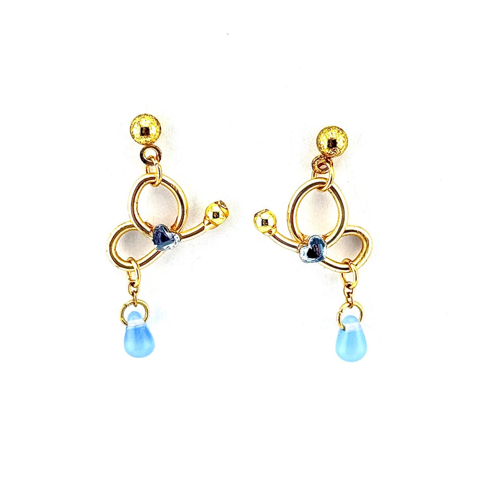 Image of Petite Blue Earrings