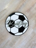 Soccer Ball Name Plaque
