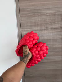 red bubble shoes (sz 8)