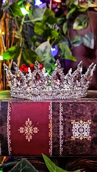 Image 1 of 👑The Armored Kingdom Rose Gold Queens Crown (Silver)