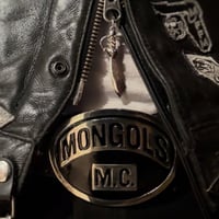 Image 1 of MONGOLS MC TOP ROCKER BUCKLE
