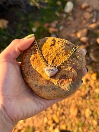 Image 1 of Green sparkle opal necklace 