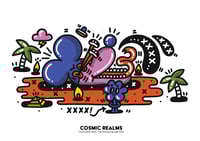 Image 4 of Cosmic Realms Collection Fine Art Print 