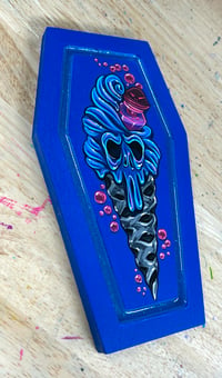 RTS Hand Painted Wood Panel- iScream Collection “Hades”