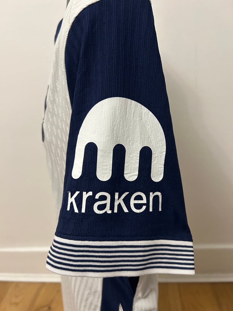 Image of Tottenham Hotspur “VAN DE VEN 37” Vaporknit 2024/25 Home Europa Final Shirt, L