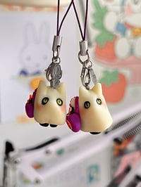 Image 3 of Glow In The Dark Ghost Cat Charm 