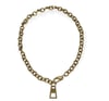 GOLD ZIPPER  NECKLACE 