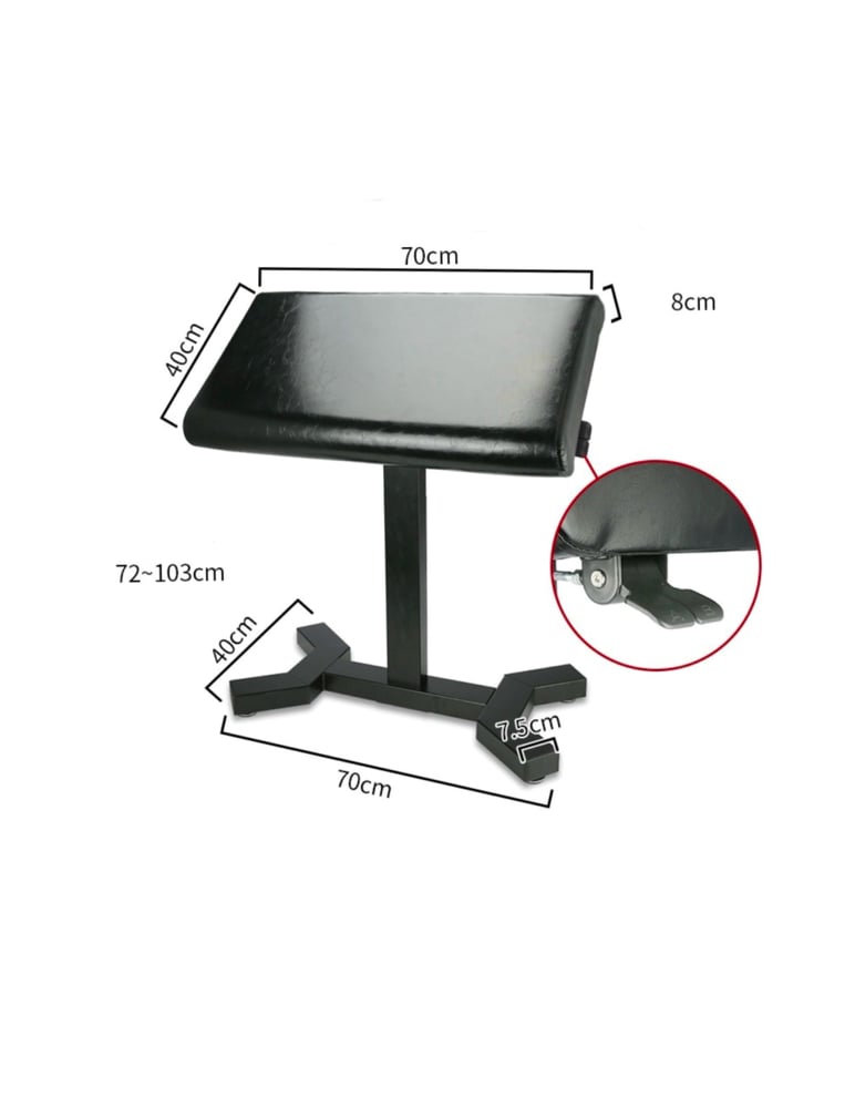 Image of Pneumatic large tattoo arm rest 