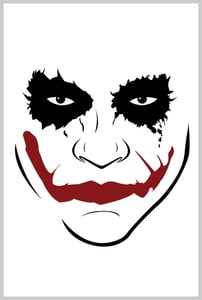 Image of The Joker 2008 Postcard