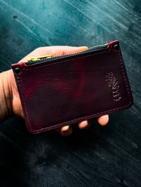 Image 3 of MINI ZIPPER POUCH - BORDEAUX
