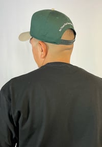 Image 4 of Raised In The Hatred Hat Green Snapback 