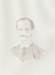 Image of J.M. Barrie Original Drawing