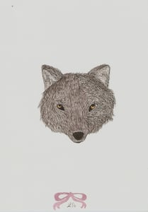 Image of Wolf Original Drawing/Painting