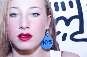 Image of KYS BLUE EARRING