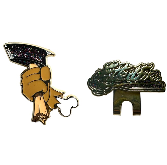 Black Gold Bundle - Bad To The Bone Pin & Matchstick Clip